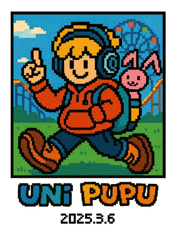 UNI PUPU 像素形象卡